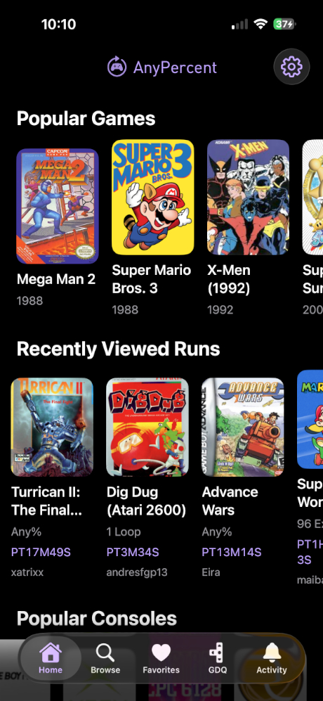 AnyPercent screenshot 1